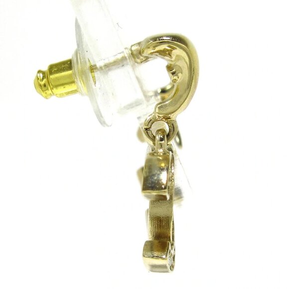 Auth CHANEL Coco - Silver Hardware Earrings - Picture 7 of 7